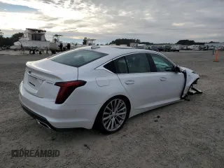 2020 Cadillac CT5 Premium Luxury with VIN 1G6DT5RK4L0120627, listed as a Copart auction lot 86663684 with 84,823 mi miles and Salvage Title. Bid and sale history available at DreamBid. Image 3.