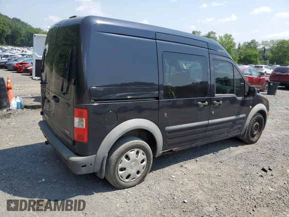 2010 Ford Transit Connect XLT with VIN NM0KS9BN2AT027939, listed as a Copart auction lot 62100305 with 294,080 mi miles and Salvage title. Bid and sale history available at DreamBid. Image 3.