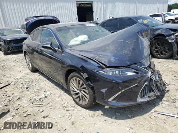 2019 Lexus ES 350 with VIN 58ABZ1B10KU021831, listed as a Copart auction lot 62299345 with Not provided miles and Salvage title. Bid and sale history available at DreamBid. Image 4.