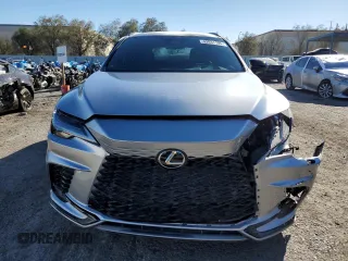 2025 Lexus RX with VIN 2T2BCMEAXSC021015, listed as a Copart auction lot 42031105 with 249 mi miles and Salvage Title. Bid and sale history available at carsss.com. Image 5.