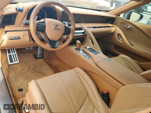 2021 Lexus LC 500h с VIN JTHKPAAY6MA101556, выставлен на аукционе Copart как лот 78152524 с пробегом 12 988 миль миль и Списание • Salvage title. История ставок и продаж доступна на DreamBid. Изображение 8.
