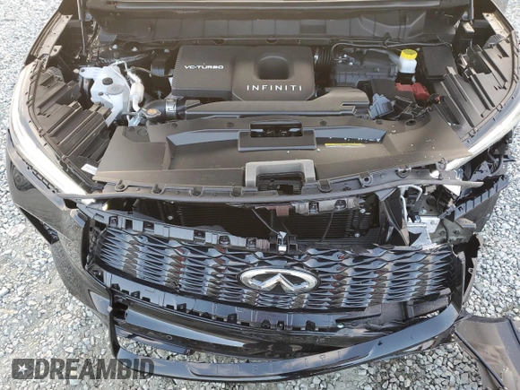 2025 Infiniti QX60 Luxe с VIN 5N1AL1FS4SC335155, выставлен на аукционе Copart как лот 85794674 с пробегом 1 278 миль миль и Списание • Salvage title. История ставок и продаж доступна на DreamBid. Изображение 13.