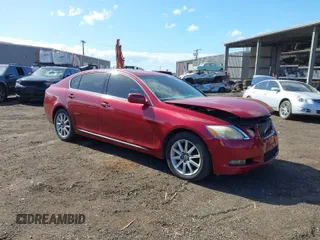 2006 Lexus GS 300 z VIN JTHBH96S865030596, wystawiony jako IAAI lot #41726102 z przebiegiem 156 700 mil mil oraz . Historia ofert i sprzedaży dostępna na DreamBid. Obrazek 1.