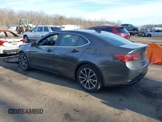 2016 Acura TLX Advance with VIN 19UUB3F7XGA003785, listed as a IAAI auction lot 41704559 with 123,251 mi miles and . Bid and sale history available at DreamBid. Image 3.