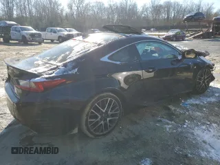 2016 Lexus RC 300 F Sport z VIN JTHSM5BC3G5001527, wystawiony jako Copart lot #84865624 z przebiegiem 56 978 mil mil oraz Szkoda całkowita • Salvage title. Historia ofert i sprzedaży dostępna na DreamBid. Obrazek 3.