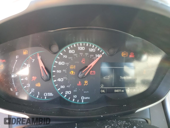 2017 Chevrolet Sonic LT with VIN 1G1JD5SH2H4103474, listed as a Copart auction lot 46789205 with 84,611 mi miles and Salvage title. Bid and sale history available at DreamBid. Image 9.