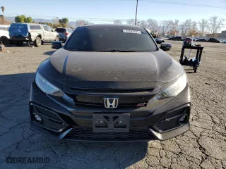 2020 Honda Civic Si Coupe with VIN 2HGFC3A51LH751137, listed as a Copart auction lot 42442695 with 50,856 mi miles and Salvage Title. Bid and sale history available at carsss.com. Image 5.