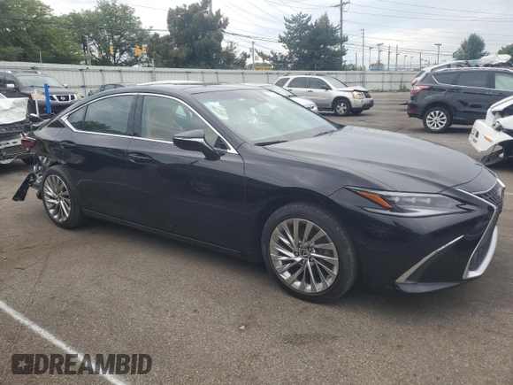2022 Lexus ES with VIN 58AFZ1B1XNU133154, listed as a Copart auction lot 67235464 with 9,478 mi miles and Salvage Title. Bid and sale history available at carsss.com. Image 4.