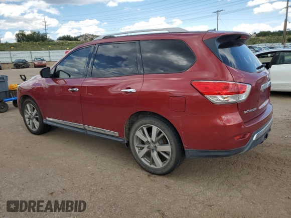 2016 Nissan Pathfinder Platinum with VIN 5N1AR2MM1GC616054, listed as a Copart auction lot 70506944 with 97,532 mi miles and Salvage title. Bid and sale history available at DreamBid. Image 2.