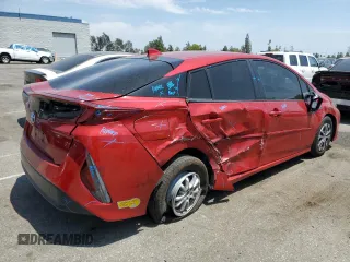 2022 Toyota Prius LE with VIN JTDKAMFPXN3205946, listed as a Copart auction lot 61076595 with 63,492 mi miles and Salvage title. Bid and sale history available at DreamBid. Image 3.