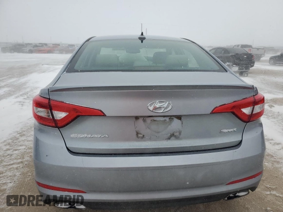 2017 Hyundai Sonata Sport with VIN 5NPE34AFXHH581593, listed as a Copart auction lot 41875105 with 63,760 mi miles and Salvage Title. Bid and sale history available at carsss.com. Image 6.