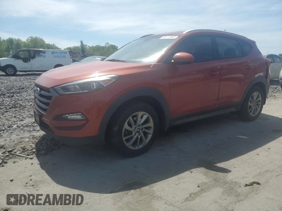 2016 Hyundai Tucson SE z VIN KM8J3CA41GU215612, wystawiony jako Copart lot #56111365 z przebiegiem 139 122 mil mil oraz Szkoda całkowita • Salvage title. Historia ofert i sprzedaży dostępna na DreamBid. Obrazek 1.