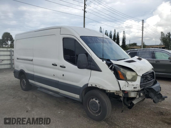 2015 Ford Transit with VIN 1FTNR2CVXFKA12717, listed as a Copart auction lot 76483854 with 268,957 mi miles and Salvage Title. Bid and sale history available at DreamBid. Image 4.