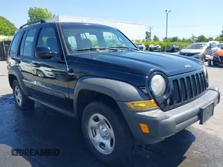 2006 Jeep Liberty Sport with VIN 1J4GL48K36W248651, listed as a IAAI auction lot 42057542 with 158,823 mi miles and . Bid and sale history available at carsss.com. Image 1.
