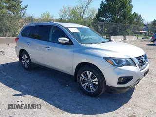 2017 Nissan Pathfinder S with VIN 5N1DR2MN5HC683800, listed as a IAAI auction lot 42228769 with 44,029 mi miles and . Bid and sale history available at DreamBid. Image 1.