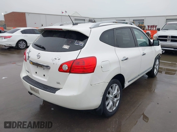 2012 Nissan Rogue SL with VIN JN8AS5MT7CW263141, listed as a IAAI auction lot 41948570 with 182,766 mi miles and . Bid and sale history available at DreamBid. Image 4.