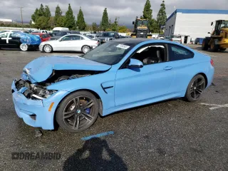 2016 BMW M4 with VIN WBS3R9C54GK337213, listed as a Copart auction lot 37490963 with 56,327 mi miles. Bid and sale history available at carsss.com. Image 1.