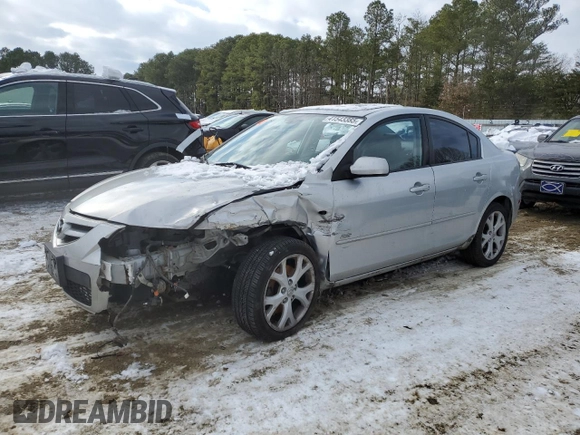 2007 Mazda 3 S Sport with VIN JM1BK323471648067, listed as a Copart auction lot 41543385 with 142,593 mi miles and Salvage Title. Bid and sale history available at carsss.com. Image 1.