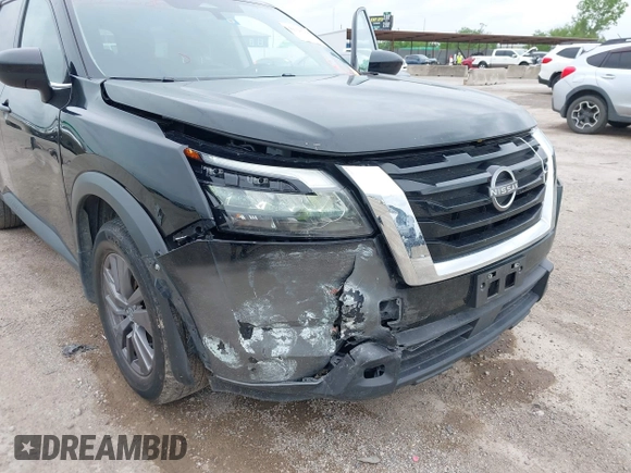 2023 Nissan Pathfinder S with VIN 5N1DR3AA1PC274148, listed as a IAAI auction lot 42120218 with 42,743 mi miles and . Bid and sale history available at DreamBid. Image 6.