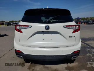 2023 Acura RDX Technology with VIN 5J8TC1H58PL003832, listed as a Copart auction lot 77990164 with 27,556 mi miles and Salvage title. Bid and sale history available at DreamBid. Image 6.