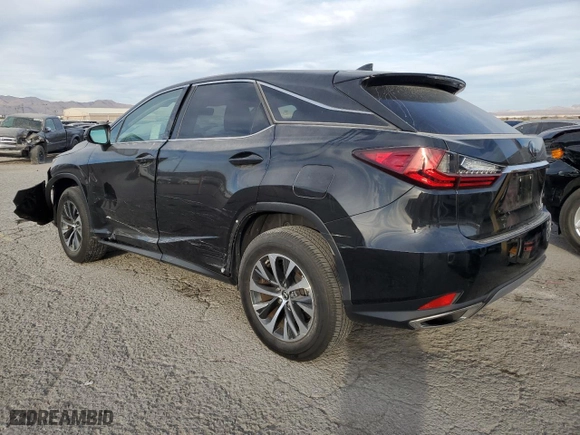 2022 Lexus RX with VIN 2T2AZMAA9NC249205, listed as a Copart auction lot 43074535 with 9,725 mi miles and Salvage Title. Bid and sale history available at carsss.com. Image 2.