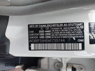 2006 Mercedes-Benz C 230 Sport z VIN WDBRF56H06F735744, wystawiony jako IAAI lot #41527959 z przebiegiem 238 665 mil mil oraz . Historia ofert i sprzedaży dostępna na DreamBid. Obrazek 9.