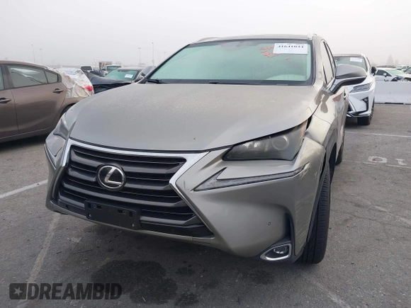 2015 Lexus NX 200t with VIN JTJYARBZ8F2013718, listed as a IAAI auction lot 41641044 with 91,879 mi miles. Bid and sale history available at carsss.com. Image 2.