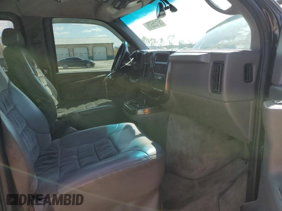 2005 Chevrolet Express Cargo Van YF7 Upfitter with VIN 1GBFG15T151189553, listed as a Copart auction lot 52125375 with 234,494 mi miles and Salvage Title. Bid and sale history available at carsss.com. Image 7.