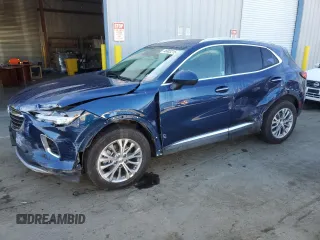 2022 Buick Envision Preferred with VIN LRBFZMR46ND028588, listed as a Copart auction lot 46803215 with 30,794 mi miles and Salvage Title. Bid and sale history available at carsss.com. Image 1.