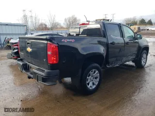2016 Chevrolet Colorado 4WD LT with VIN 1GCGTCE38G1390408, listed as a Copart auction lot 46531395 with 55,757 mi miles and Salvage Title. Bid and sale history available at carsss.com. Image 3.