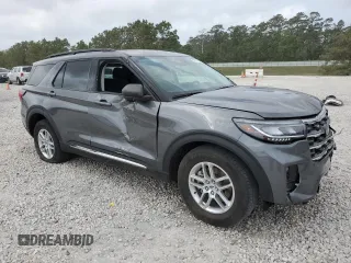 2025 Ford Explorer Active with VIN 1FMUK7DH2SGA28019, listed as a Copart auction lot 51814125 with 637 mi miles and Salvage Title. Bid and sale history available at carsss.com. Image 4.