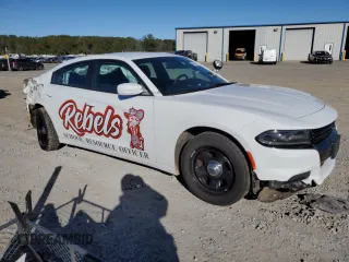 2019 Dodge Charger Police with VIN 2C3CDXAG8KH589209, listed as a Copart auction lot 80662924 with 44,280 mi miles and Salvage Title. Bid and sale history available at DreamBid. Image 4.