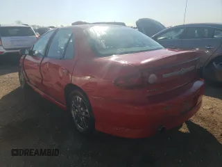 2003 Chevrolet Cavalier LS Sport with VIN 1G1JH52F637357506, listed as a Copart auction lot 72802234 with 0 mi miles and Salvage Title. Bid and sale history available at carsss.com. Image 2.