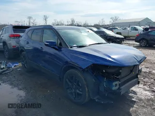 2022 Chevrolet Blazer LT z VIN 3GNKBCR47NS131959, wystawiony jako IAAI lot #41657871 z przebiegiem 22 615 mil mil oraz . Historia ofert i sprzedaży dostępna na DreamBid. Obrazek 1.