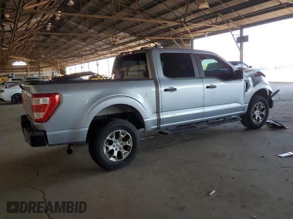 2022 Ford F-150 z VIN 1FTFW1P83NKE90049, wystawiony jako Copart lot #57120225 z przebiegiem Nie podano mil oraz Szkoda całkowita • Salvage title. Historia ofert i sprzedaży dostępna na DreamBid. Obrazek 3.