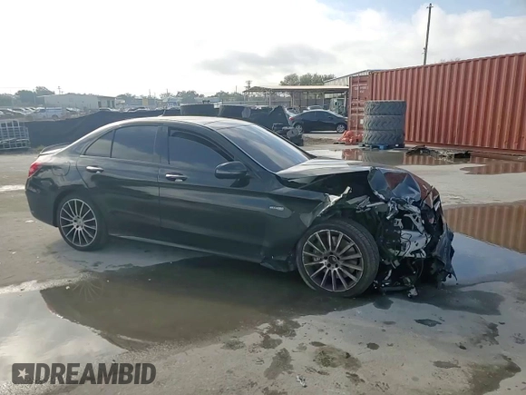 2017 Mercedes-Benz C 43 AMG with VIN 55SWF6EB7HU188565, listed as a Copart auction lot 87072524 with Not Provided miles and Salvage Title. Bid and sale history available at DreamBid. Image 10.