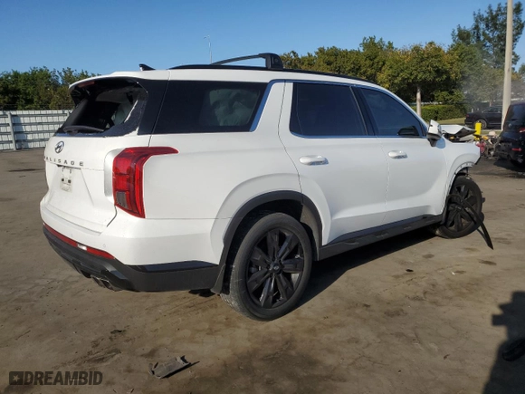 2024 Hyundai Palisade XRT with VIN KM8R34GE2RU659657, listed as a Copart auction lot 47680065 with 28,264 mi miles and Non Repairable. Bid and sale history available at carsss.com. Image 3.