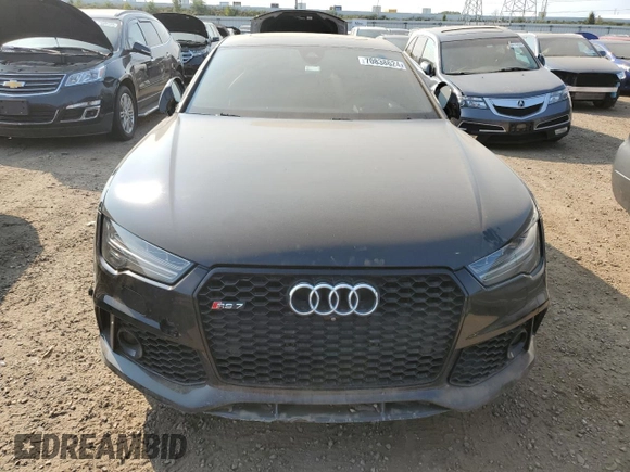 2016 Audi RS 7 Prestige z VIN WUAW2AFC4GN901965, wystawiony jako Copart lot #70838624 z przebiegiem Nie podano mil oraz Szkoda całkowita • Salvage title. Historia ofert i sprzedaży dostępna na DreamBid. Obrazek 5.