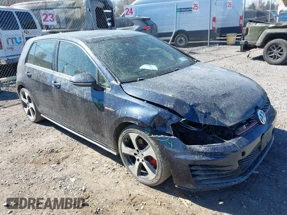 2015 Volkswagen GTI S z VIN 3VW4T7AU6FM014622, wystawiony jako IAAI lot #41838620 z przebiegiem 130 843 mil mil oraz . Historia ofert i sprzedaży dostępna na DreamBid. Obrazek 1.
