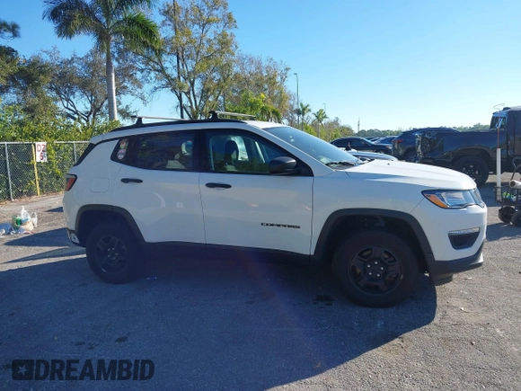 2020 Jeep Compass Sport with VIN 3C4NJDAB3LT210111, listed as a IAAI auction lot 41286048 with 78,372 mi miles and . Bid and sale history available at DreamBid. Image 12.