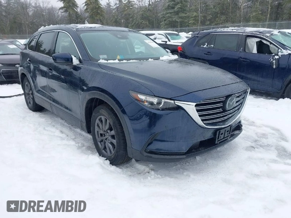 2021 Mazda CX-9 Touring with VIN JM3TCBCY8M0509073, listed as a IAAI auction lot 41563640 with 38,779 mi miles. Bid and sale history available at carsss.com. Image 1.
