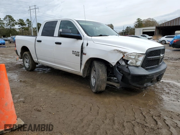 2020 Ram 1500 Classic Tradesman with VIN 1C6RR6KT0LS158572, listed as a Copart auction lot 43178075 with 105,361 mi miles and Salvage Title. Bid and sale history available at carsss.com. Image 4.
