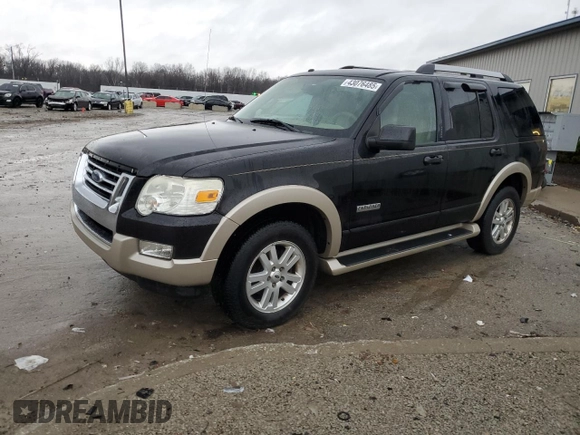 2007 Ford Explorer Eddie Bauer with VIN 1FMEU64EX7UA36487, listed as a Copart auction lot 43076485 with 232,384 mi miles and Salvage title. Bid and sale history available at DreamBid. Image 1.