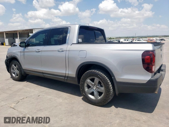 2021 Honda Ridgeline RTL-E with VIN 5FPYK3F73MB008806, listed as a Copart auction lot 62234825 with 84,716 mi miles and Salvage title. Bid and sale history available at DreamBid. Image 2.