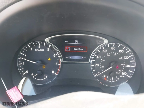 2017 Nissan Altima 2.5 S with VIN 1N4AL3AP9HC130822, listed as a IAAI auction lot 41825782 with 118,312 mi miles. Bid and sale history available at carsss.com. Image 7.