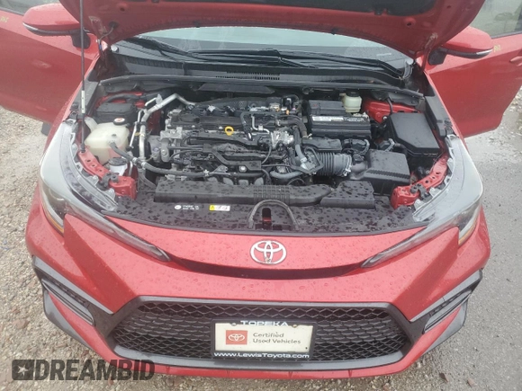 2020 Toyota Corolla XSE with VIN JTDT4RCE5LJ037959, listed as a Copart auction lot 80001954 with 84,643 mi miles and Salvage Title. Bid and sale history available at carsss.com. Image 12.