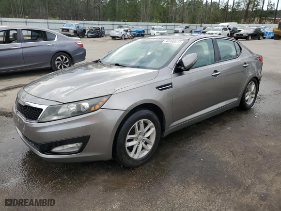 2012 Kia Optima LX with VIN 5XXGM4A76CG005325, listed as a Copart auction lot 48389675 with 218,998 mi miles and Salvage Title. Bid and sale history available at carsss.com. Image 1.
