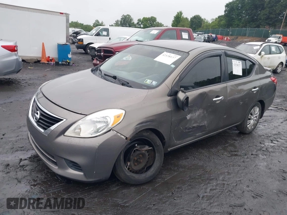 2013 Nissan Versa S with VIN 3N1CN7AP9DL861143, listed as a IAAI auction lot 42538137 with 249,439 mi miles and . Bid and sale history available at DreamBid. Image 2.