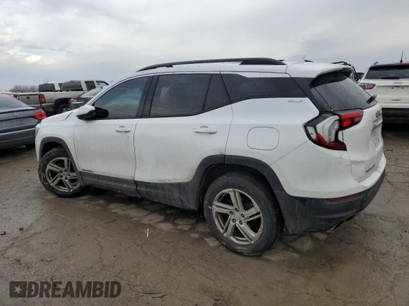 2018 GMC Terrain SLE with VIN 3GKALMEX0JL143404, listed as a Copart auction lot 46843685 with 88,094 mi miles and Salvage Title. Bid and sale history available at carsss.com. Image 2.