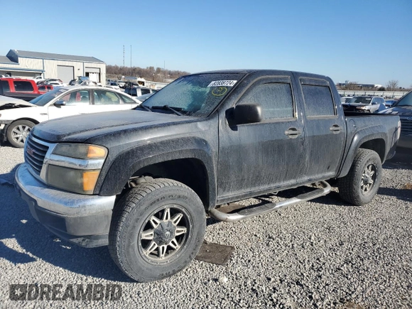 2005 GMC Canyon 1SE SLE Z71 with VIN 1GTDS136258288484, listed as a Copart auction lot 82838724 with 206,555 mi miles and Salvage Title. Bid and sale history available at carsss.com. Image 1.